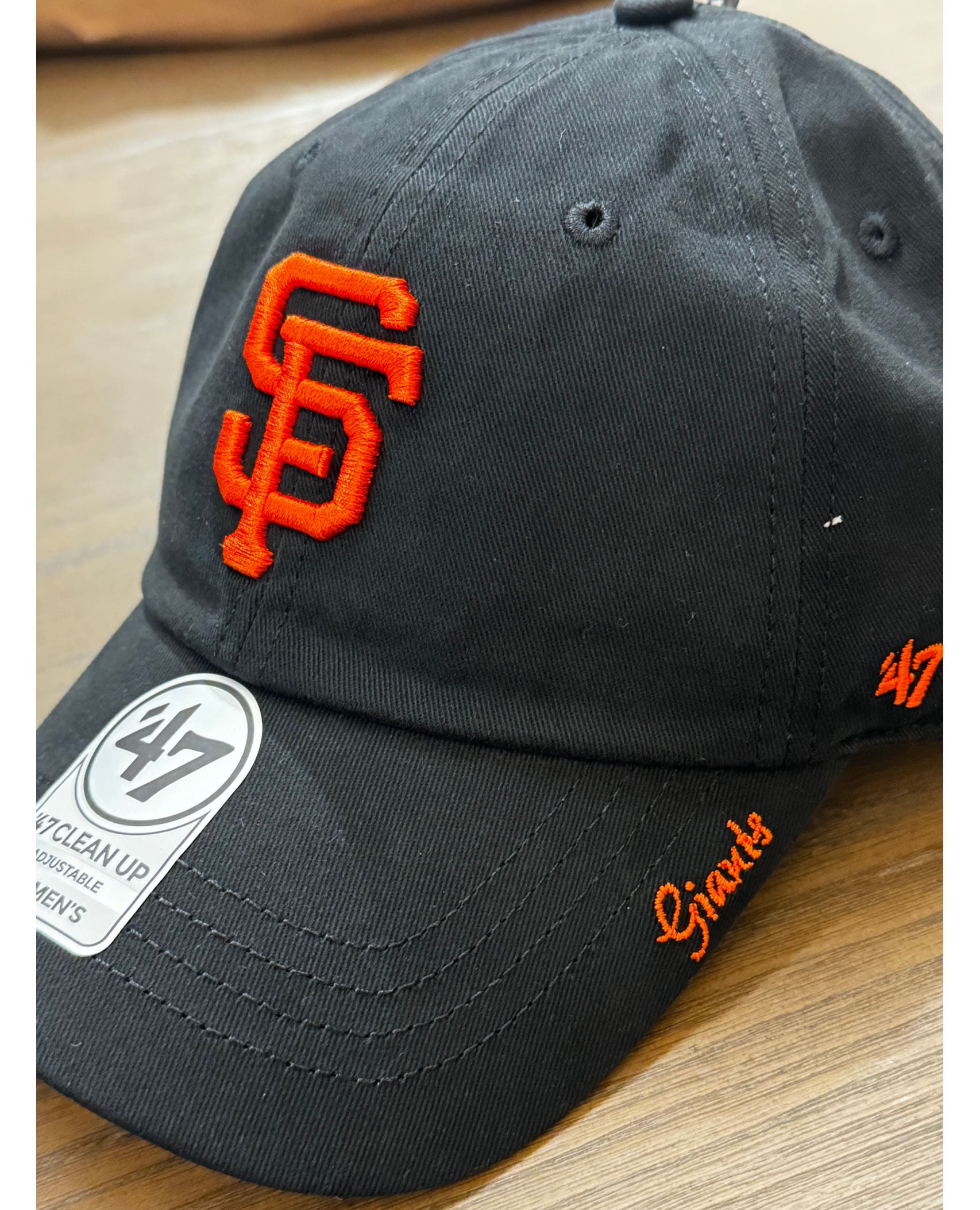 SF Baseball Hat Black
