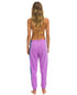 5 Stripe Neon Purple Women's Sweatpant