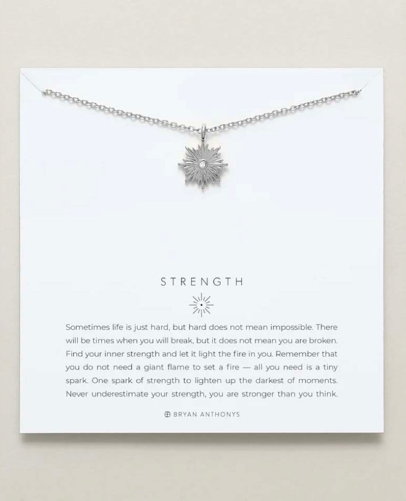 Strength Necklace Silver