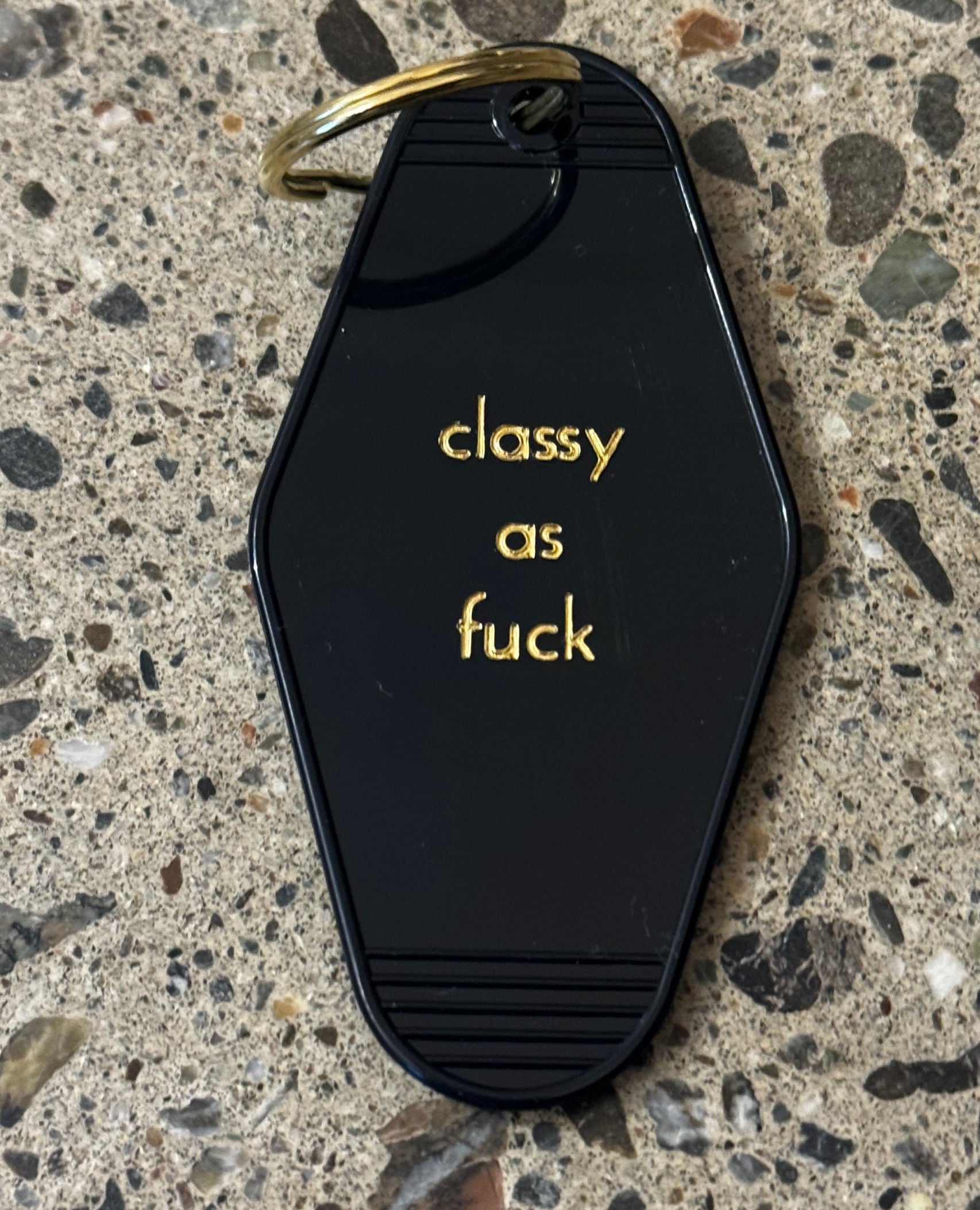 Classy As Fuck Keychain