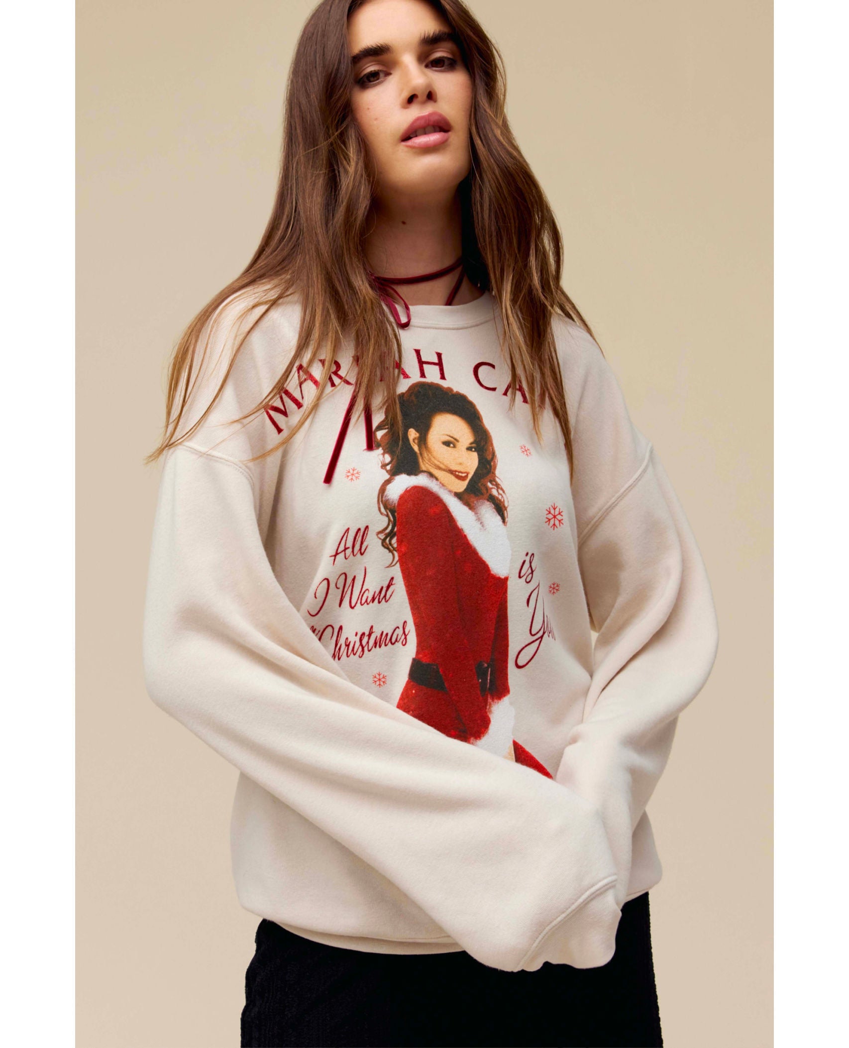 Mariah Carey All I Want For Christmas Crewneck Sweatshirt
