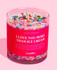 Love You More Than Ice Cream Candle