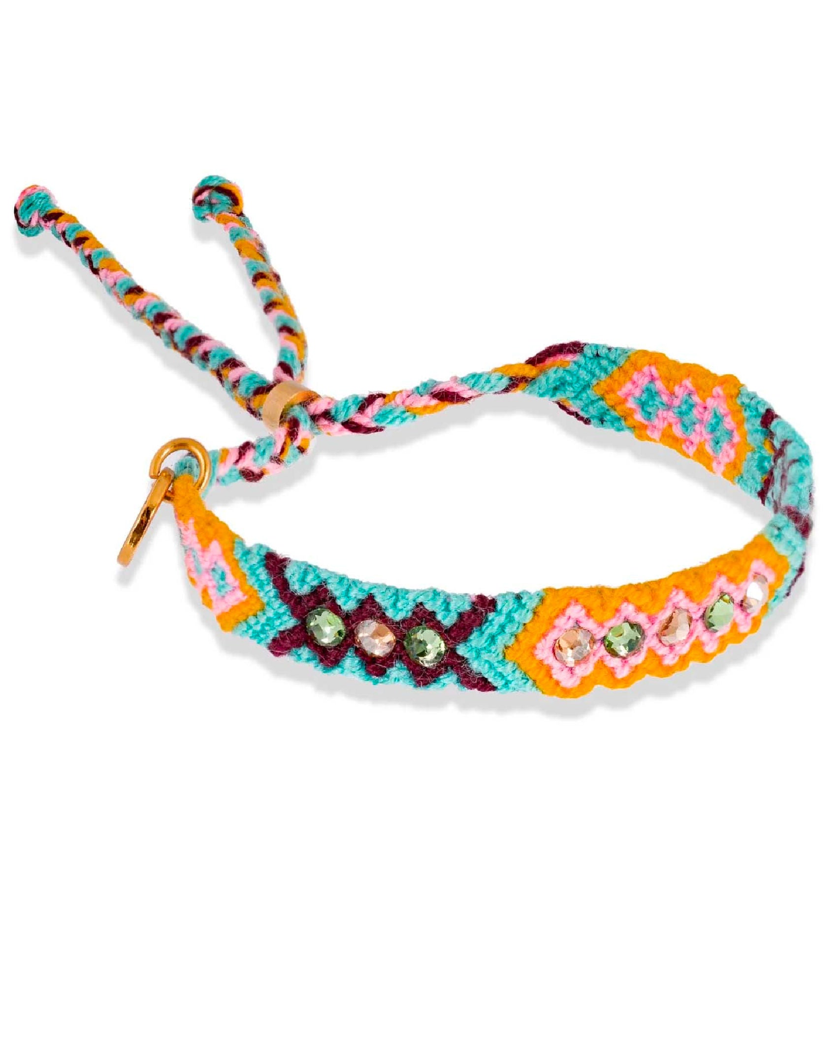 Wayuu Skinny Bracelet Aqua