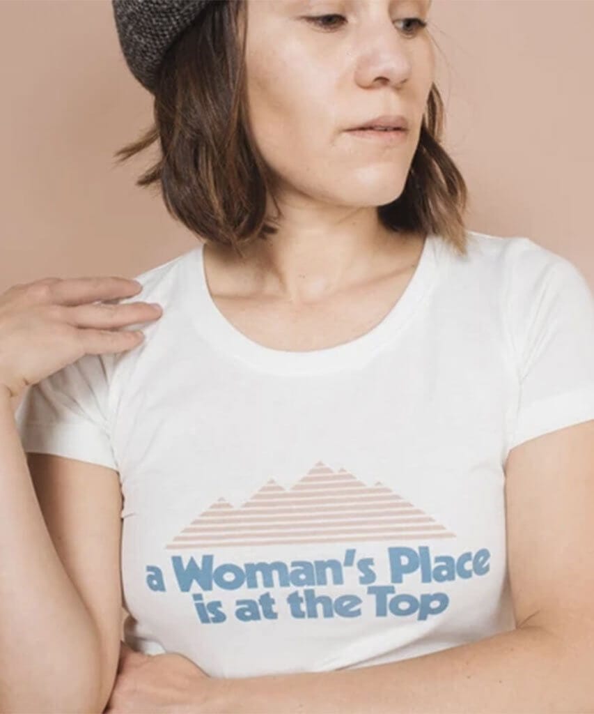 A Woman's Place Is On Top Tee