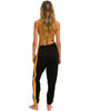 5 Stripe Black Neon Rainbow Women's Sweatpant