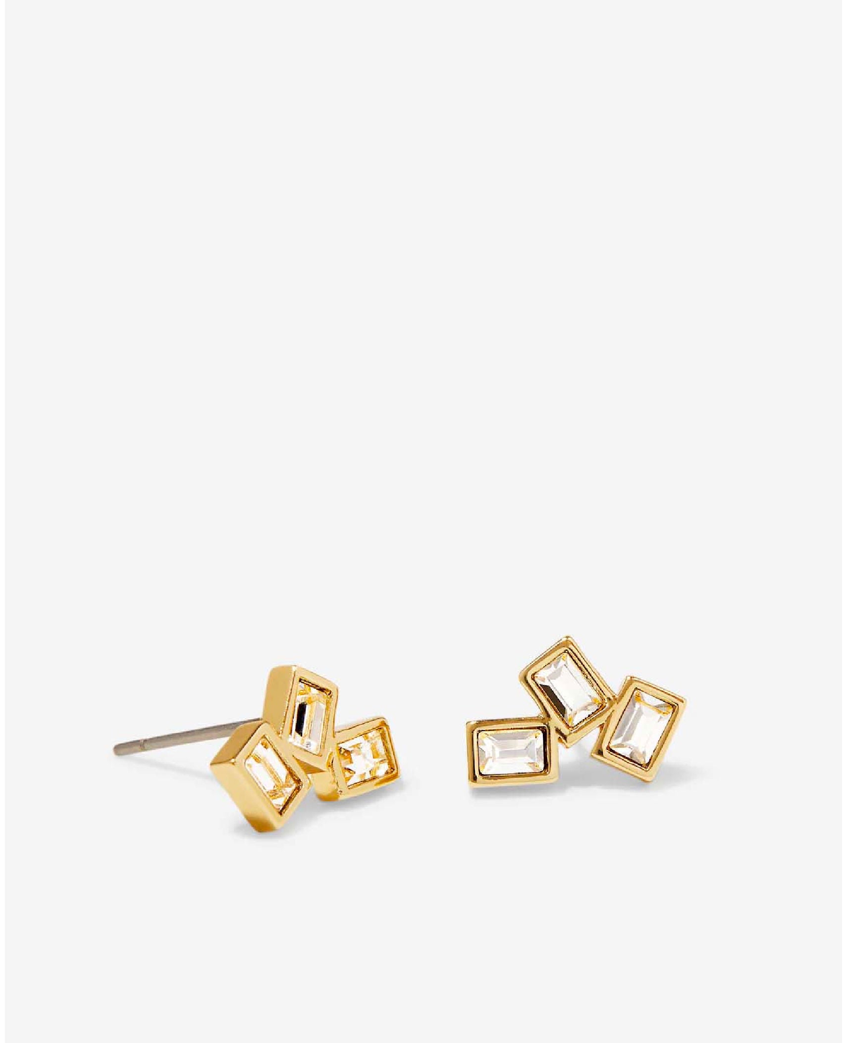 Beautifully Broken Stud Earrings Gold