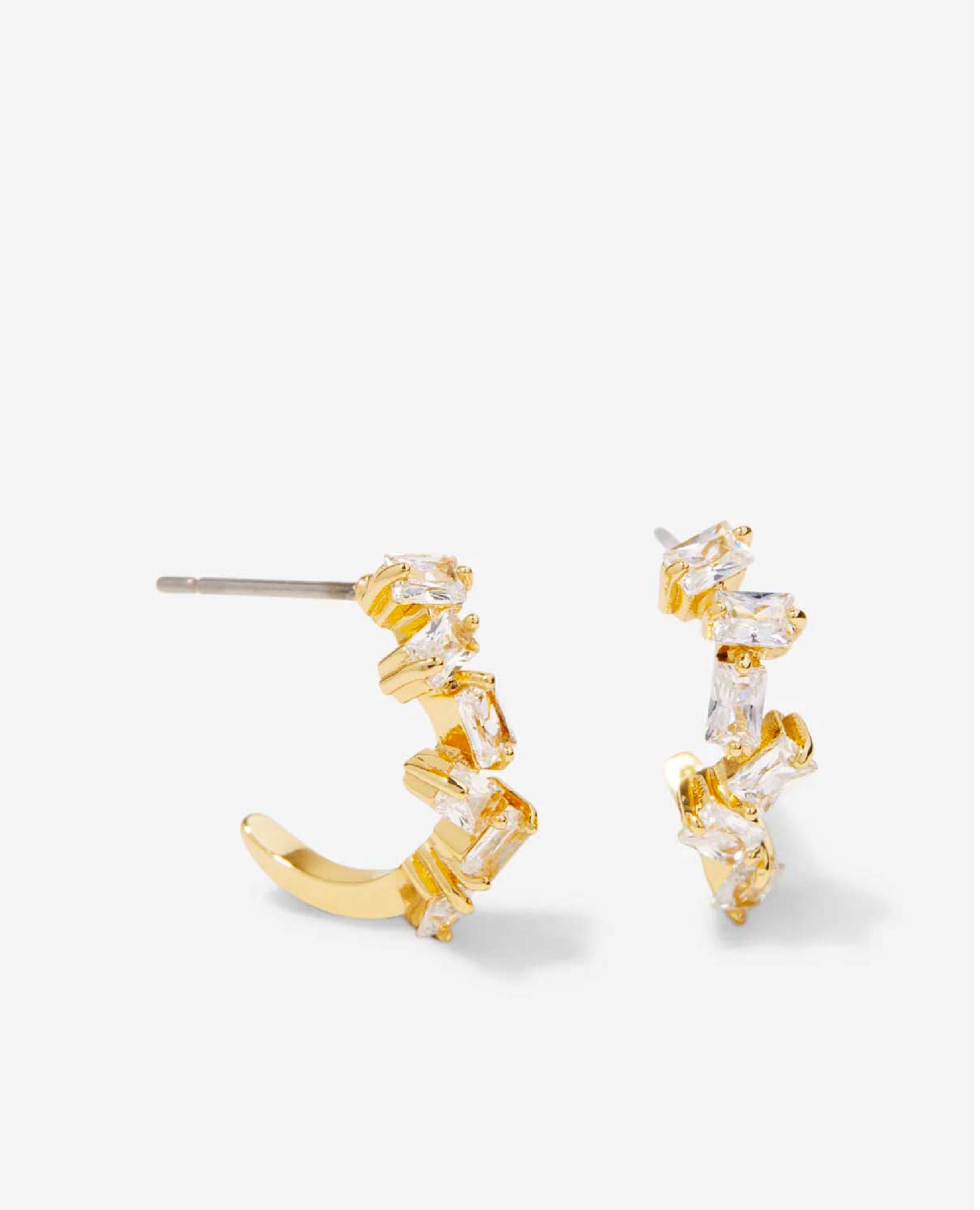 Beautifully Broken Hoop Earrings 14k Gold