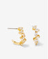 Beautifully Broken Hoop Earrings 14k Gold
