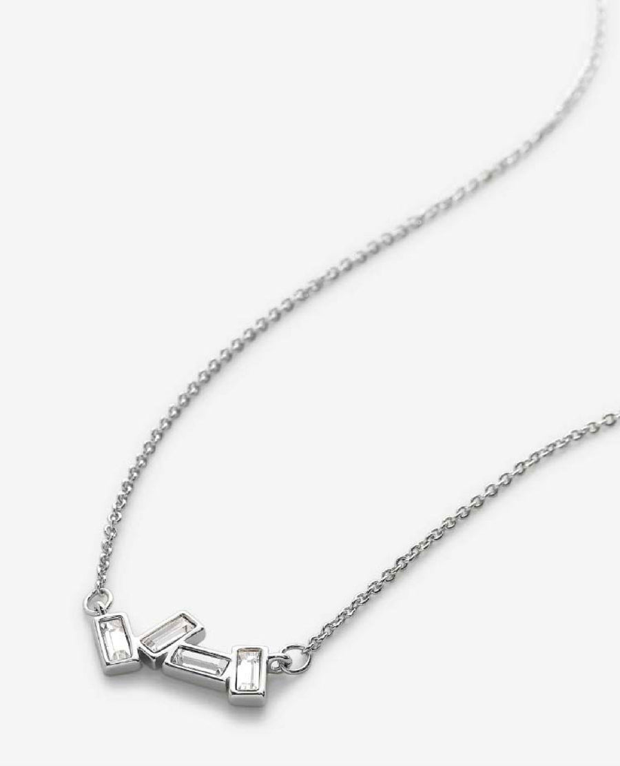 Beautifully Broken Necklace Silver