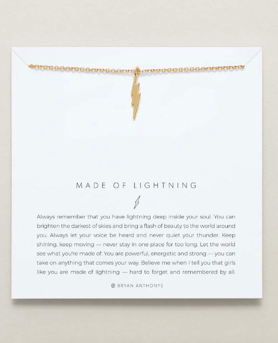 Made of Lightning Necklace 14k Gold