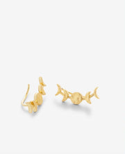 Phases Earring Climbers 14k Gold