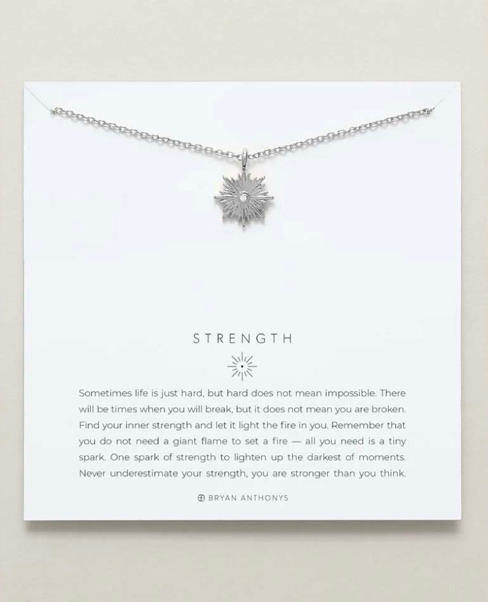 Strength Necklace Silver