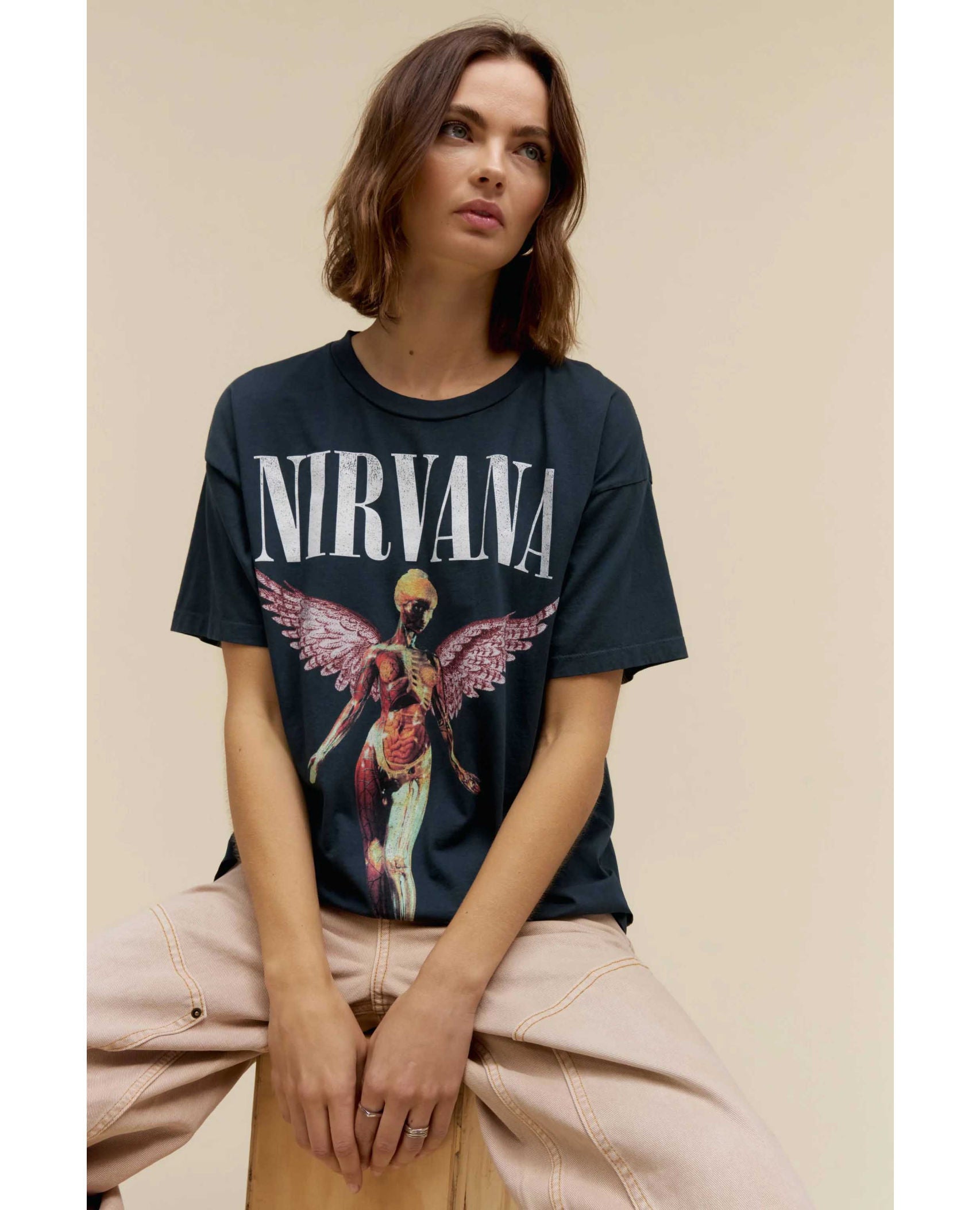 Nirvana In Utero Tee Vintage Black