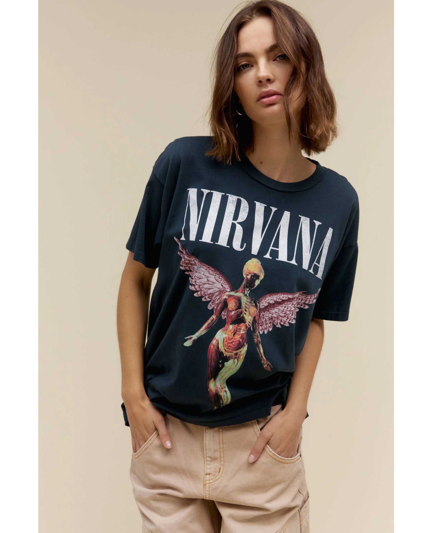 Nirvana In Utero Tee Vintage Black