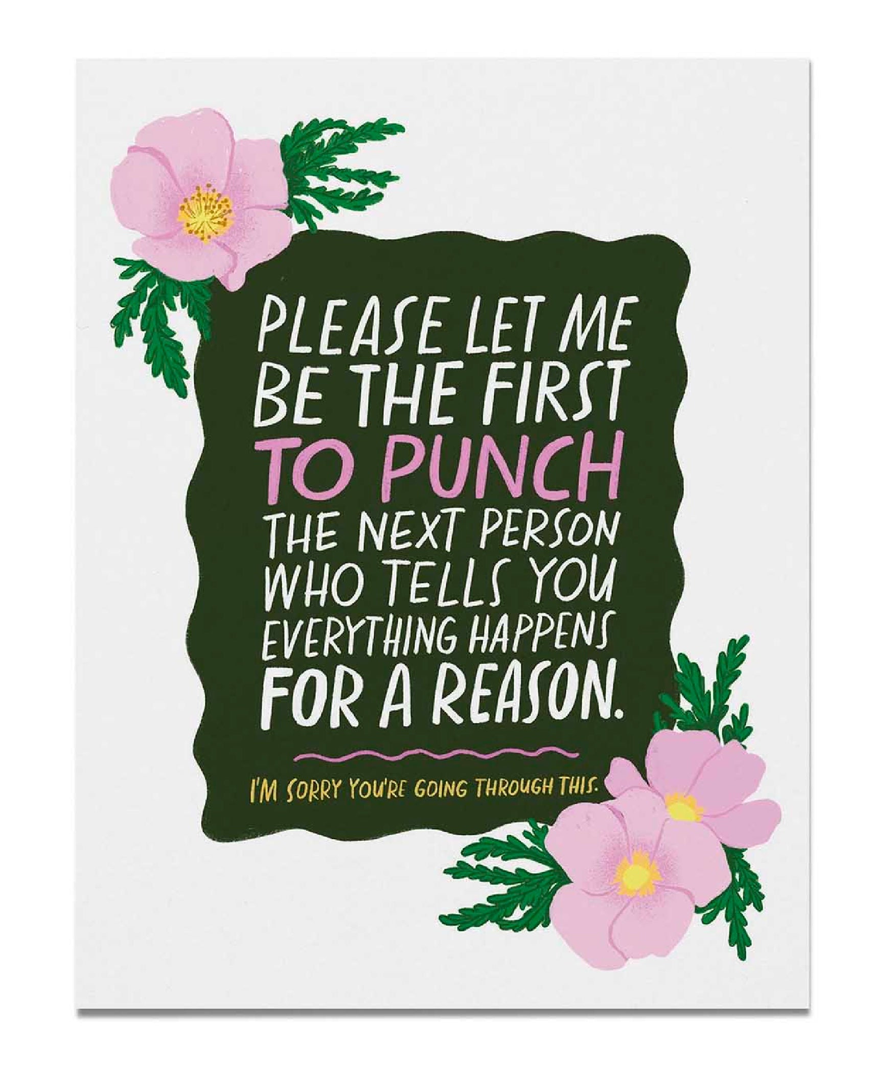 Everything Happens For A Reason Empathy Card