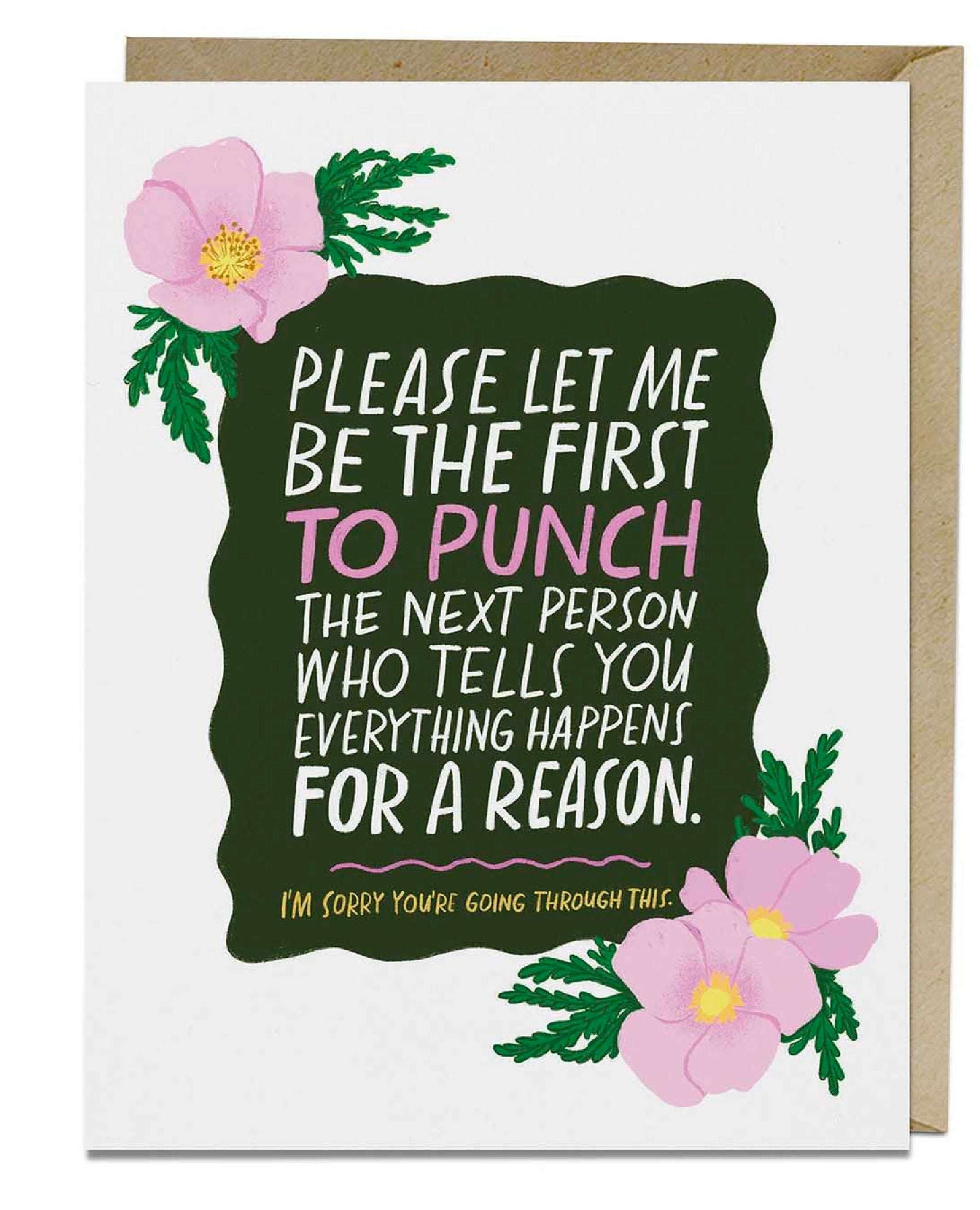 Everything Happens For A Reason Empathy Card