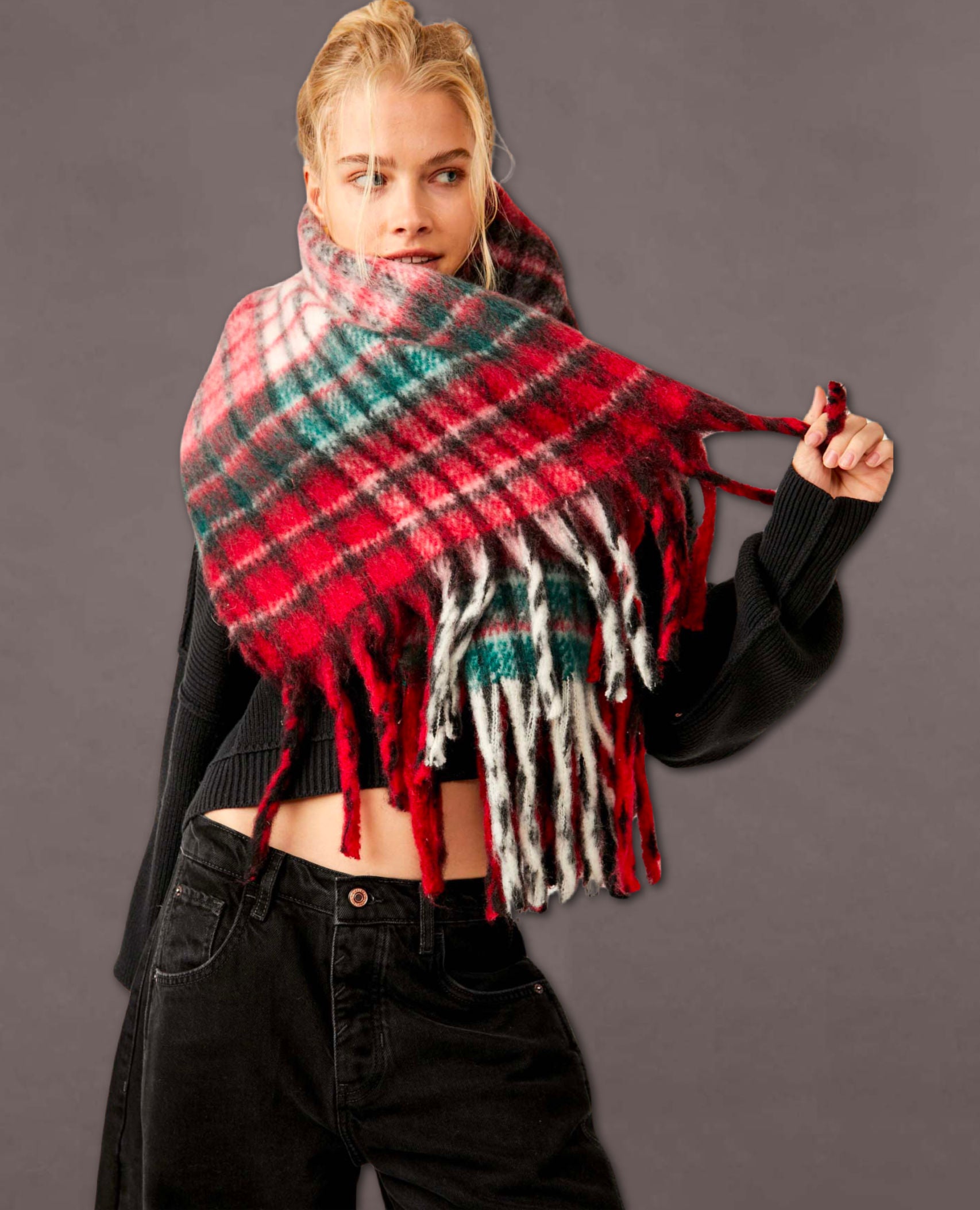 Falling for Your Brus Scarf Candy Apple