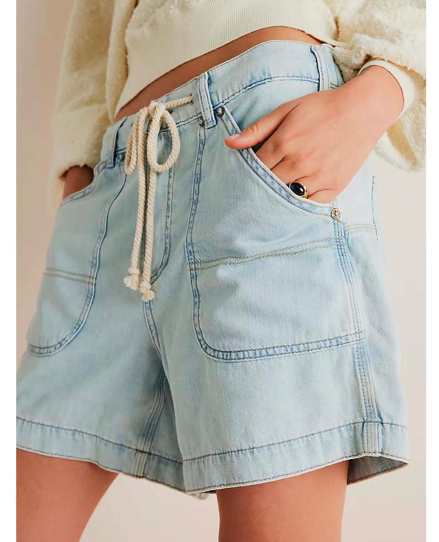 Second Chances Pull-On Shorts Moonstone