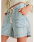 Second Chances Pull-On Shorts Moonstone