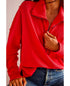 Walk Away Tunic Sweater Red Racer