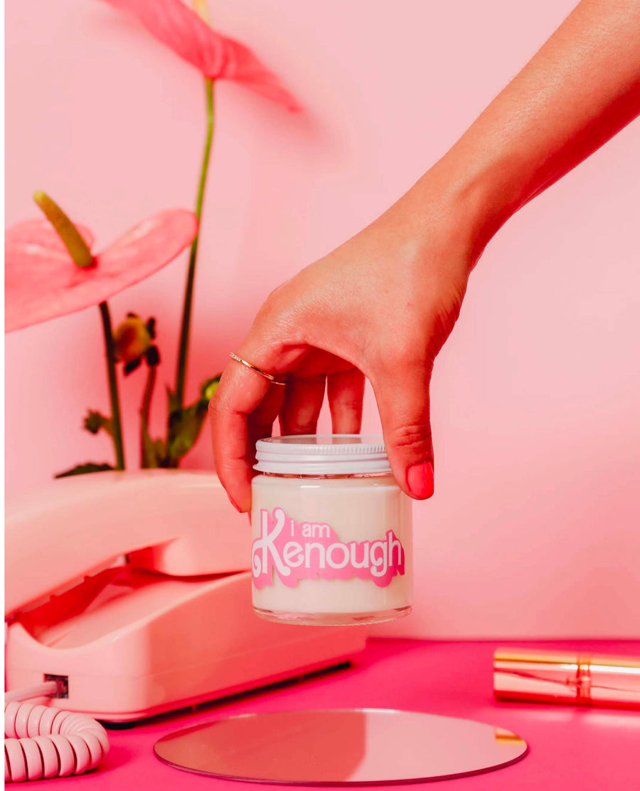 Barbie - I Am Kenough Candle - Cream