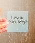 Shower Affirmation Cards Note to Self