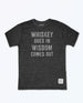 Whiskey Goes In And Wisdom Comes Out Unisex Tee