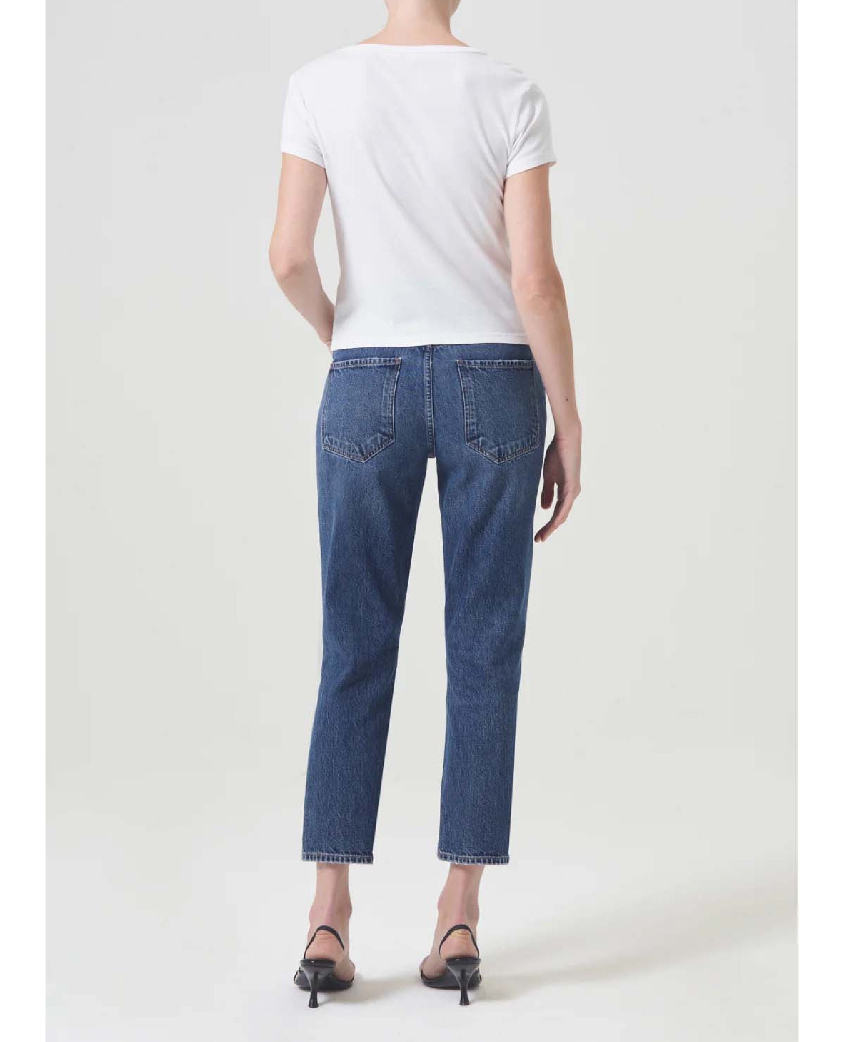 Riley Crop Jeans in Control