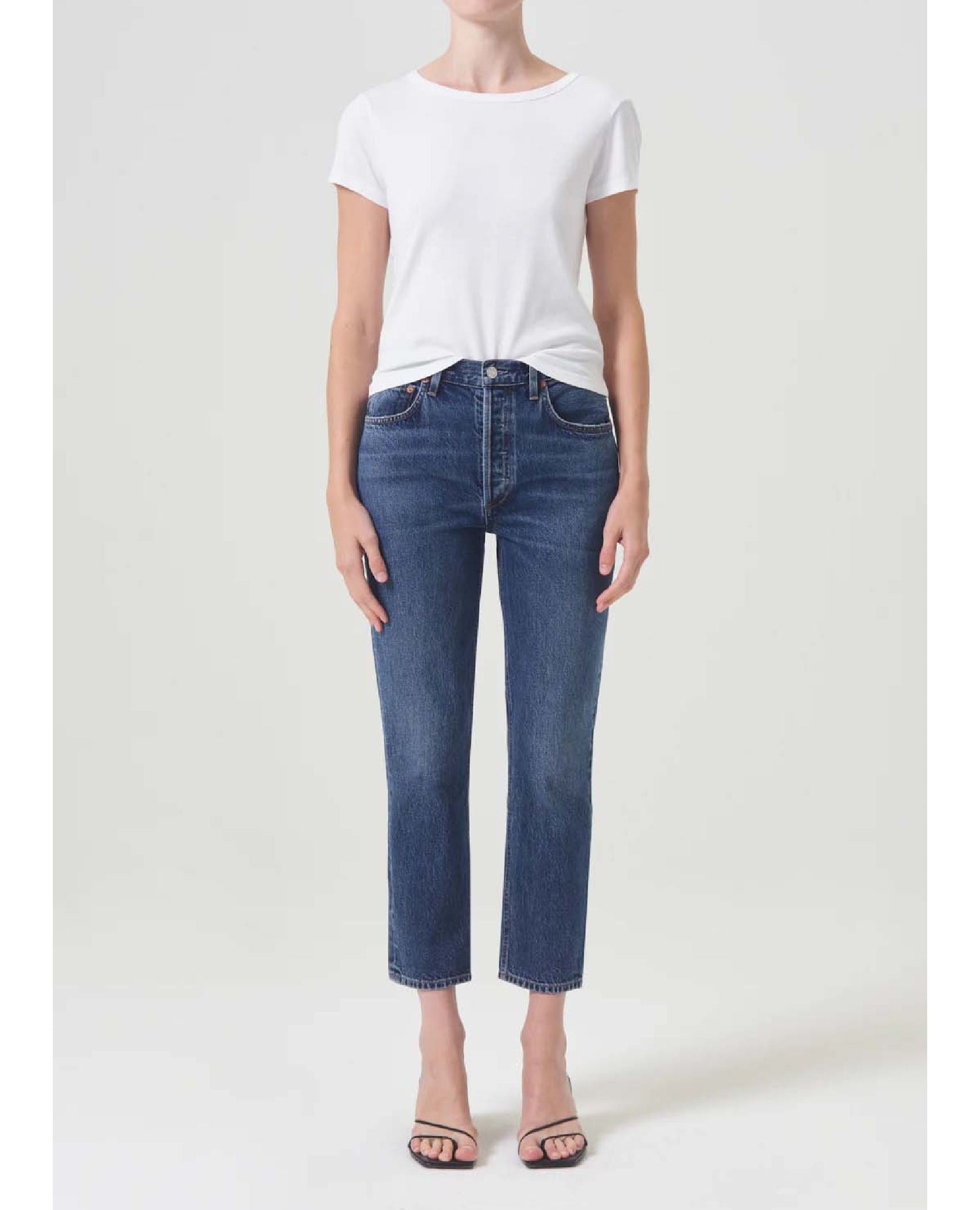 Riley Crop Jeans in Control