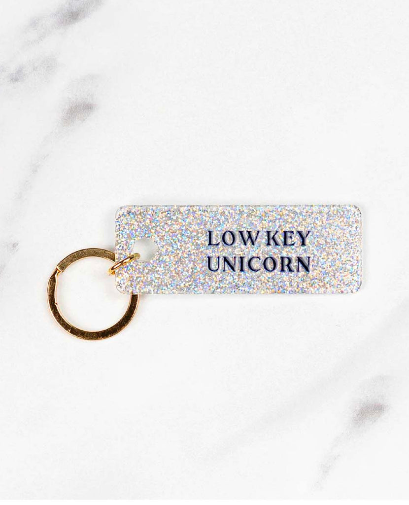 Low Key Unicorn Keychain