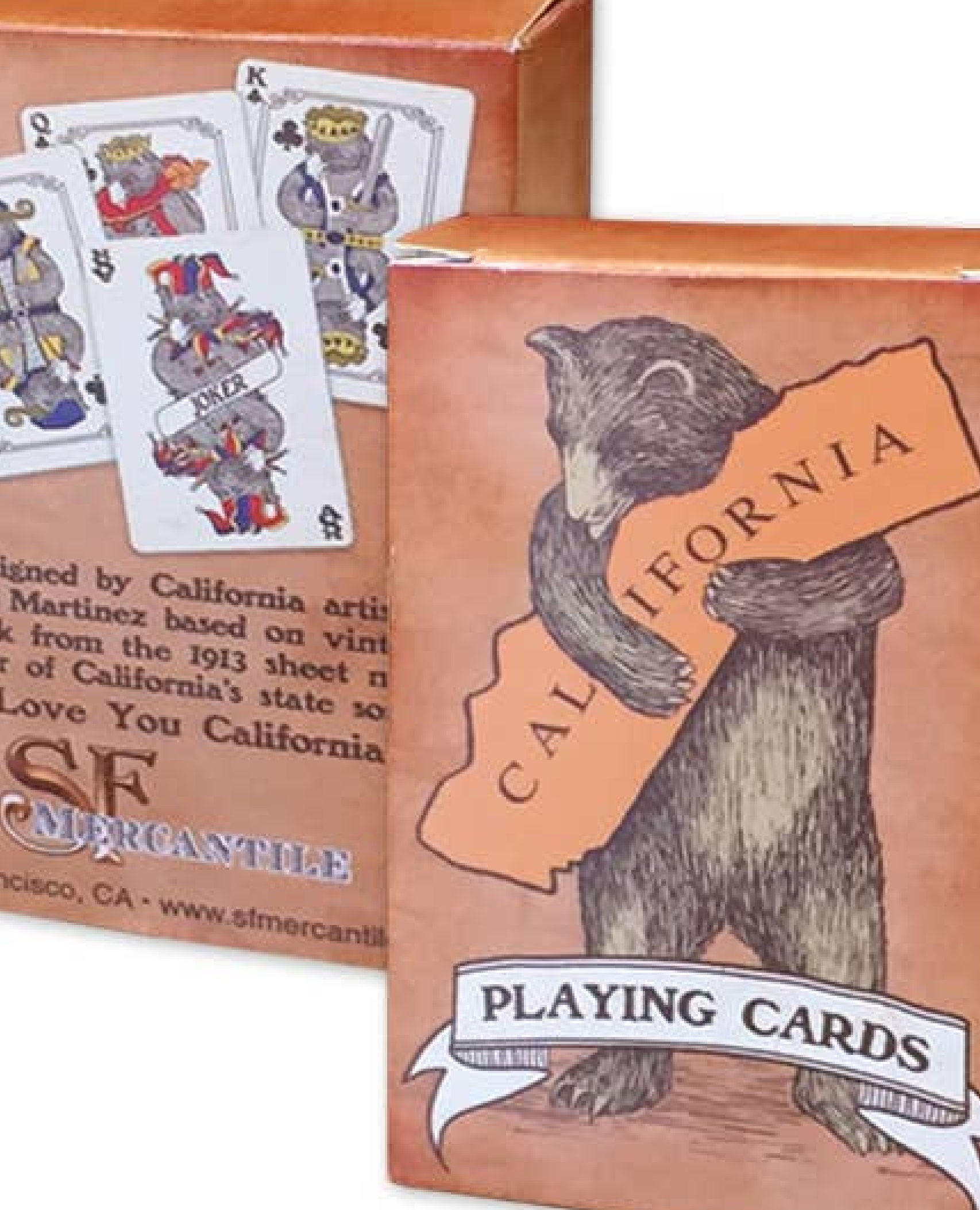 Ca Bear Hug Playing Cards