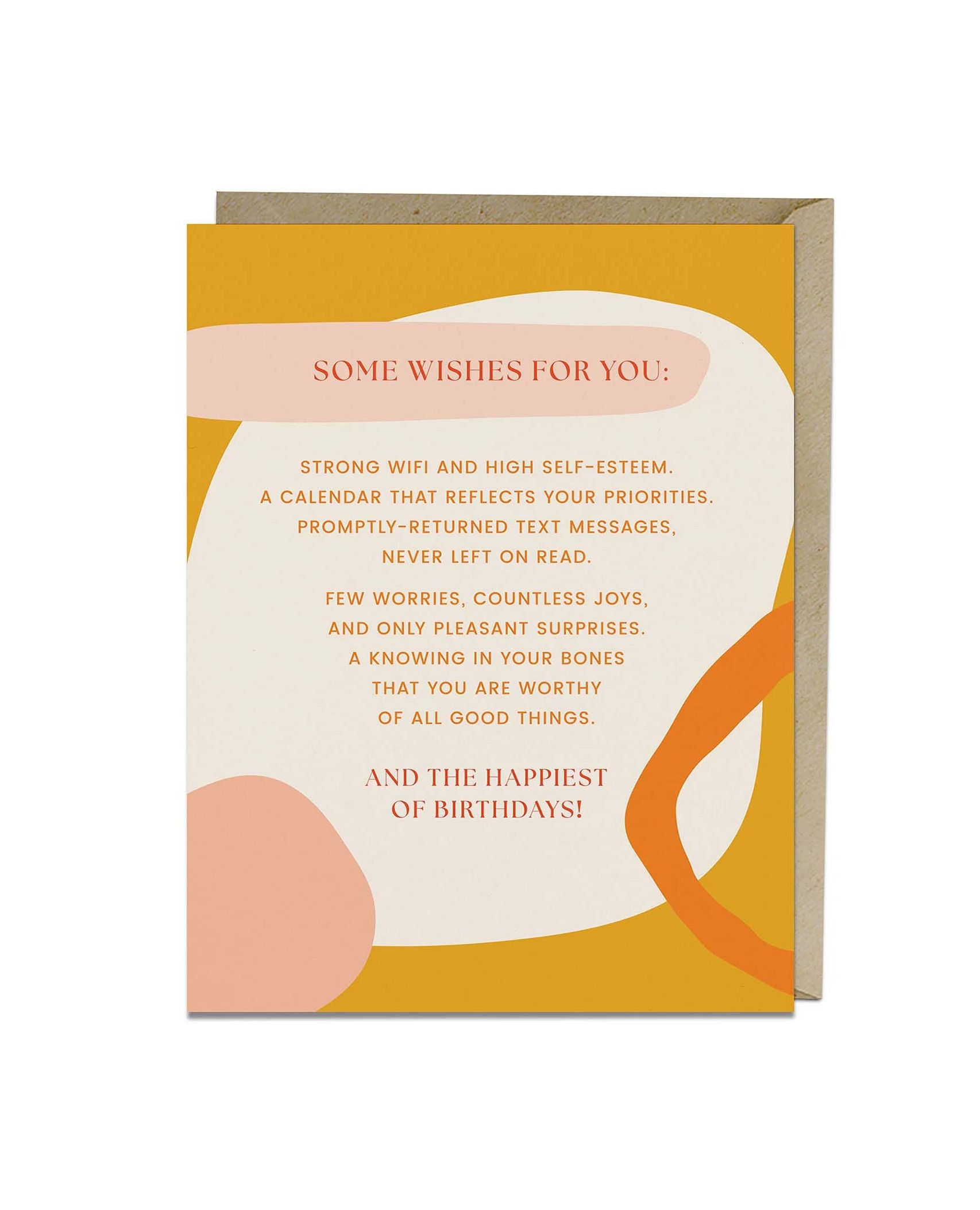 Some Wishes For You Birthday Card