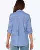 Elisa Blue White Striped Shirt