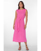 Aurelle Sleeveless Pink Midi Dress