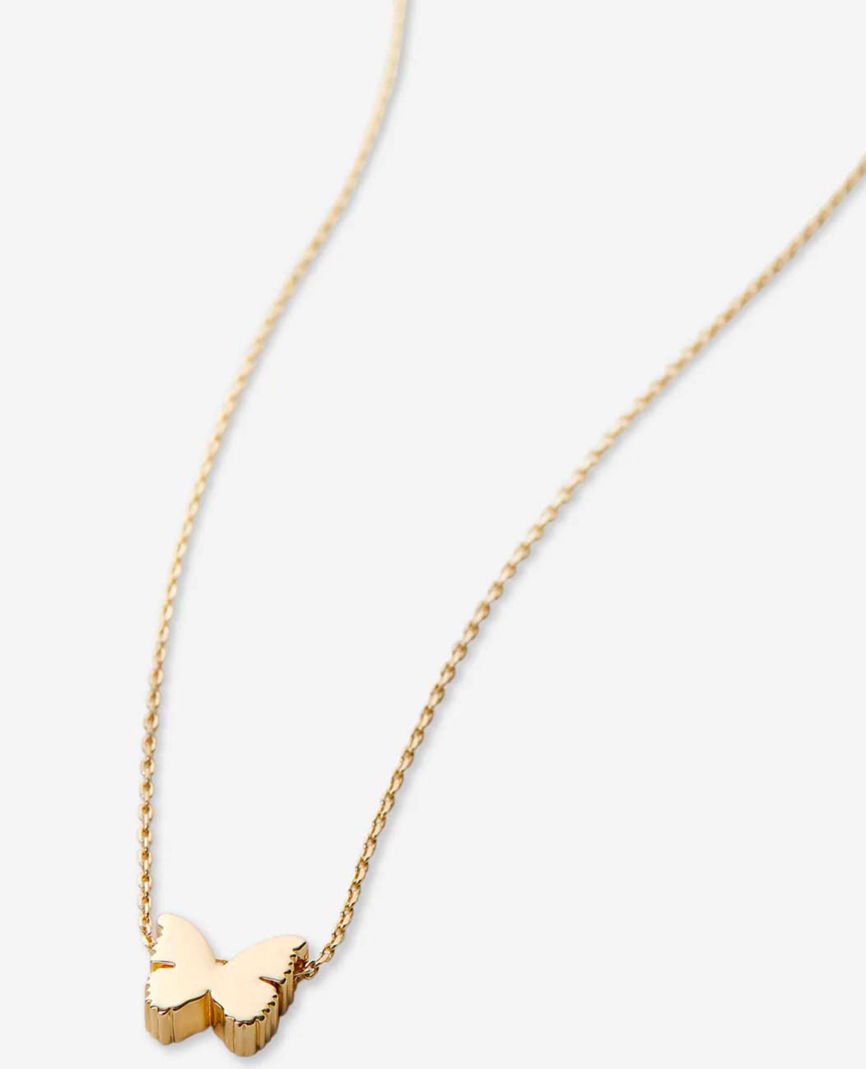 Wings to Fly Icon Necklace Gold