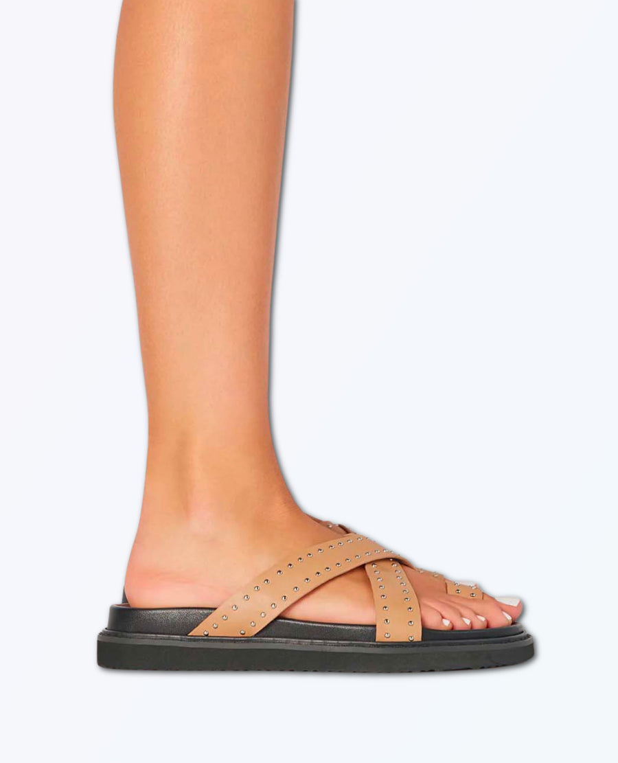 Zori Slides Desert Studded Sandal