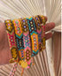 Wayuu Skinny Bracelet Aqua