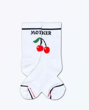 Mother Cherry Sock White