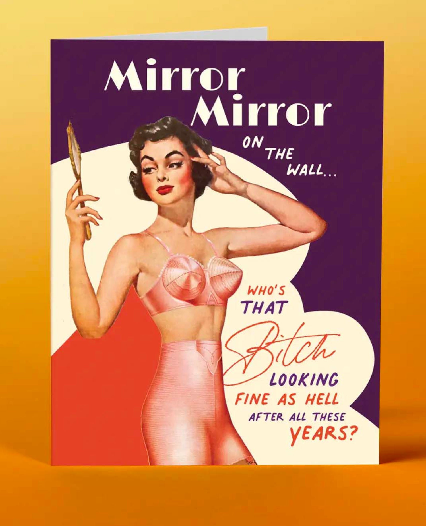 Mirror Mirror Birthday Card