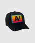 Aviator Nation Logo Low Rise Trucker Hat Black