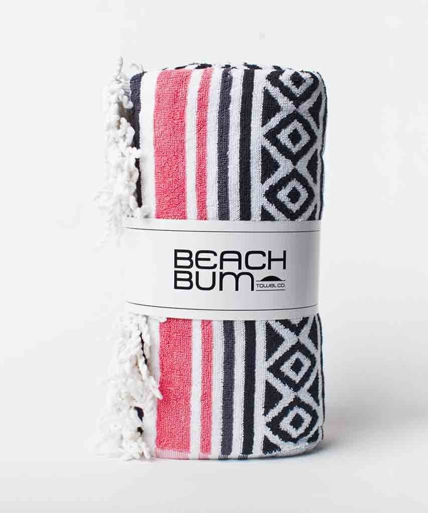 Mex Coral  Towel, Beach Bum Towel Co.,- Pink Arrows Boutique
