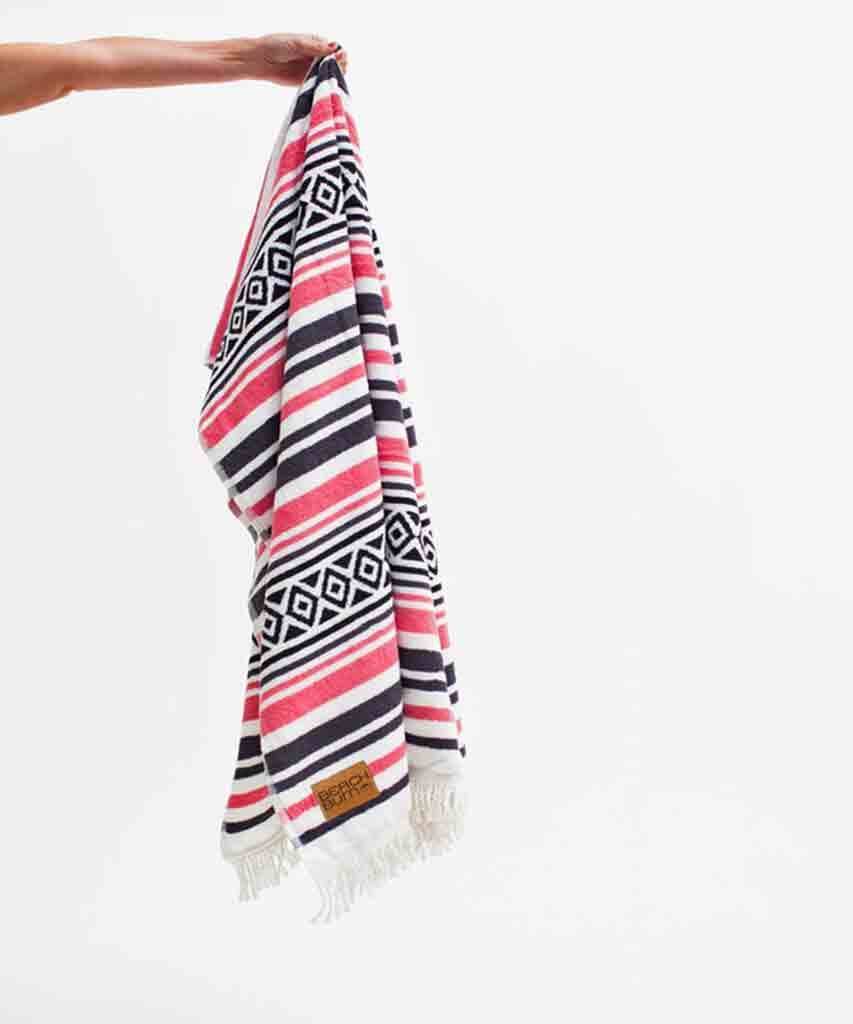 Mex Coral  Towel, Beach Bum Towel Co.,- Pink Arrows Boutique