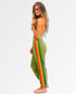 6 Stripe Classic Rainbow Sweatpants Jungle Green Women