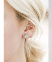 Amazonite Hope Gemstone Prong Earrings