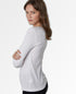 Bayler Long Sleeve Fitted Tee White