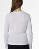 Bayler Long Sleeve Fitted Tee White