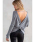 Find Your Bliss Twist Back Pullover