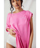 Cozy Cool Girl Lounge Tee Prom Pink