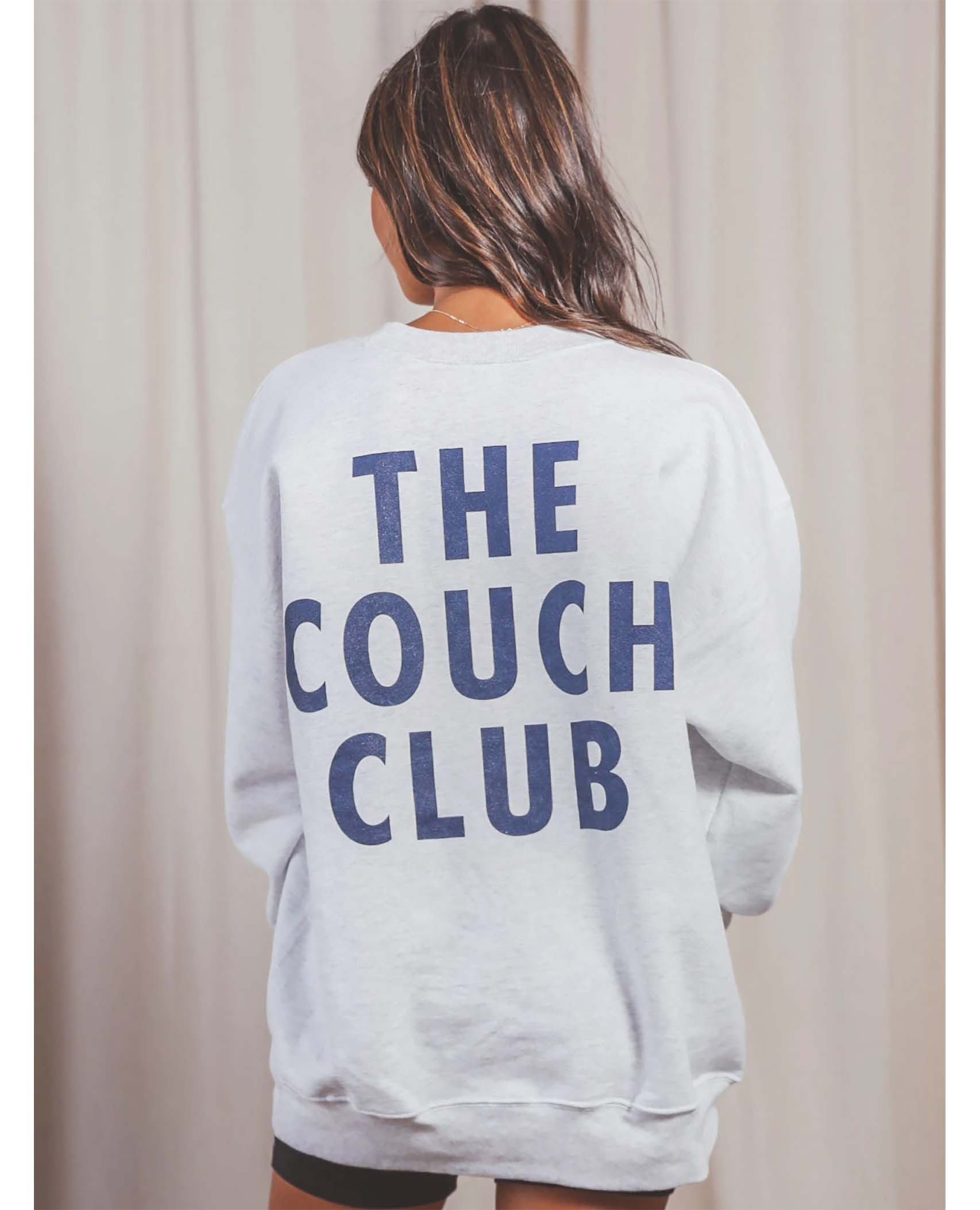 Couch Club Sweatshirt Blue Grey