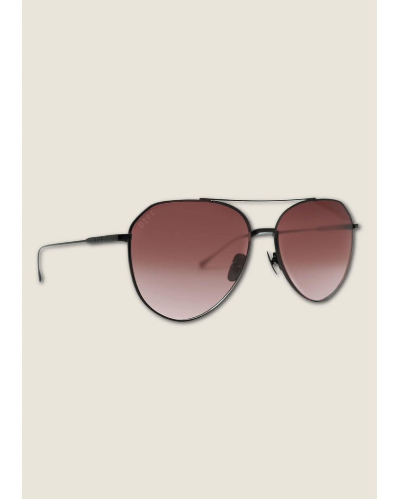 Dash Matte Black Teracotta Gradient Sunglasses